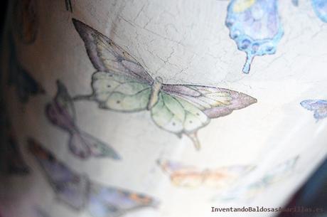 Decorar botes de cristal con craquelado Decorar botes de cristal con craquelado