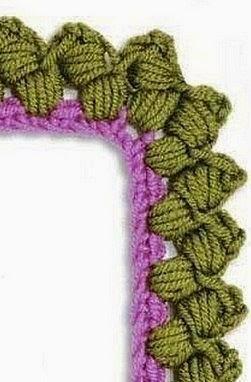 6 gráficos para tejer puntillas a crochet o ganchillo