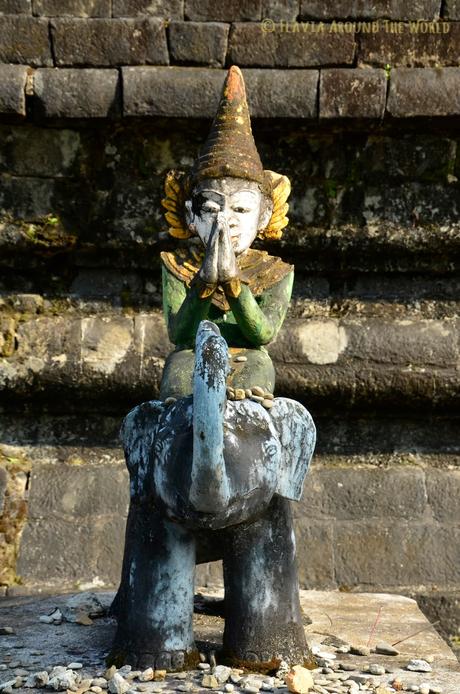 Escultura del templo de Ratanamanaug, Mrauk U, Myanmar