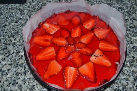 Tarta Mousse de Fresas