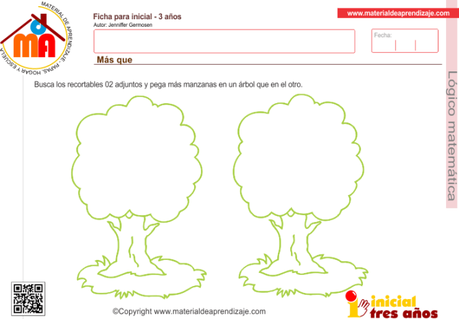 Más que (2): Lógico matemática 3 años