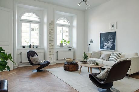 UN APARTAMENTO EN SUECIA CON UNA LUZ MUY ESPECIAL