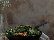 Ensalada arroz salvaje espinacas