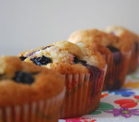 MAGDALENAS DE ARANDANOS