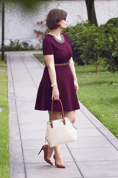 Mis Looks - El vestido Marsala Mis Looks - El vestido Marsala