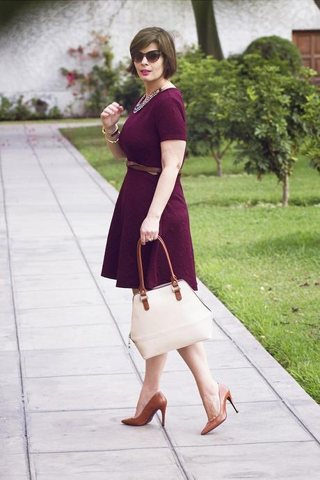 Mis Looks - El vestido Marsala Mis Looks - El vestido Marsala