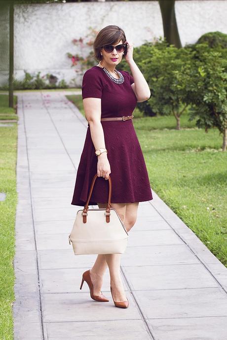 Mis Looks - El vestido Marsala Mis Looks - El vestido Marsala