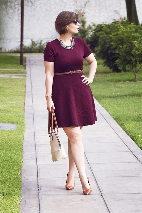 Mis Looks - El vestido Marsala Mis Looks - El vestido Marsala
