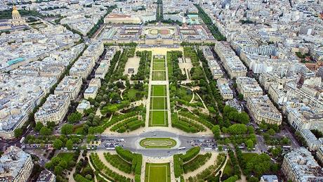 Vistas desde las alturas: torre Eiffel