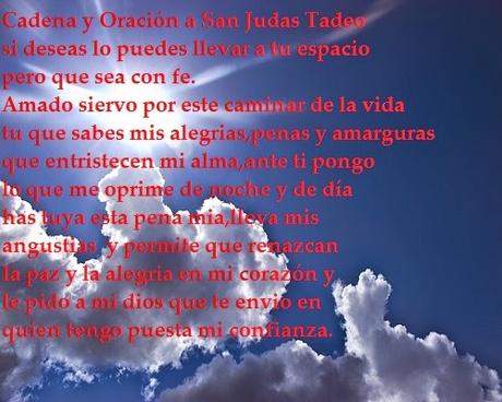 cadena oracion
