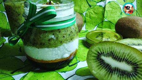 Yogurt griego con kiwi