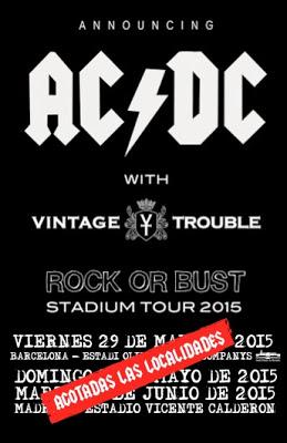 Vintage Trouble telonearán a AC/DC en Barcelona y Madrid