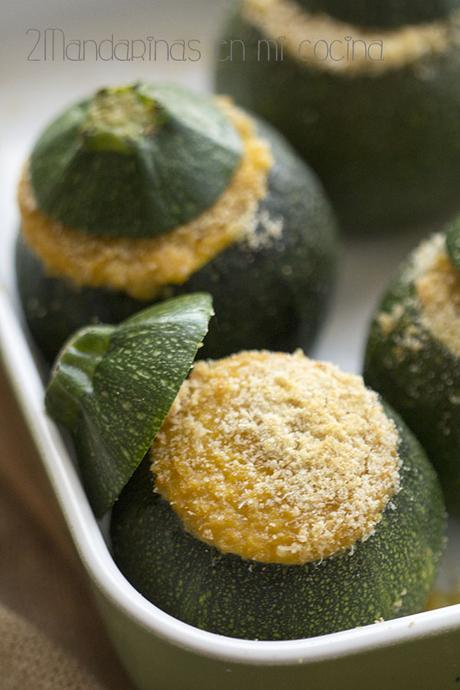 Calabacines rellenos de carne