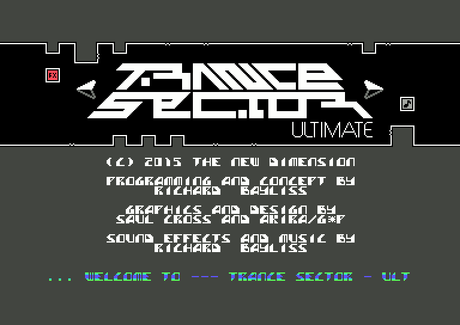 Trance Sector Ultimate para C64 en descarga digital y edición física en cartucho de lujo