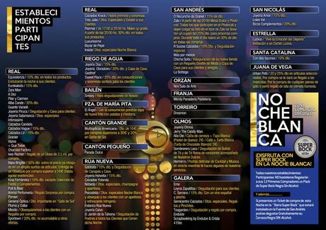 Noche Blanca Coruña y Fashion Night PrimaveraFerrol 2015