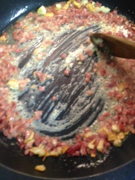 ALCACHOFAS CON JAMON Y SALSITA BLANCA