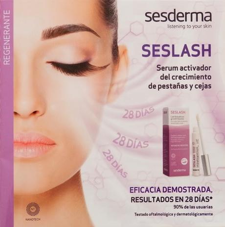 Probando “Seslash” de SESDERMA – un serum activador del crecimiento de pestañas y cejas