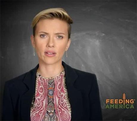 Scarlett Johansson Feeding América