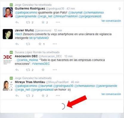 UX, el scroll ya no es un tabu Ejemplo scroll infinito