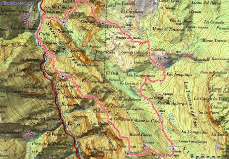 Mapa de la ruta Jultayu Puente Vidosa Mapa de la ruta Jultayu Puente Vidosa