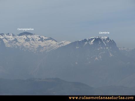 Ruta Puente Vidosa, Jucantu: Desde Derrabao, vistas del Campigueños y La Llambria Ruta Puente Vidosa, Jucantu: Desde Derrabao, vistas del Campigueños y La Llambria