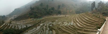 Panorámica del valle de Sapa