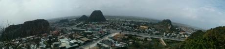 Panorámica de las montañas de marmol