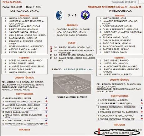 Jugador del Torrelodones da dos puñetazos y una patada en la cabeza al árbitro, !la Federación Madrileña quiere ocultarlo!.