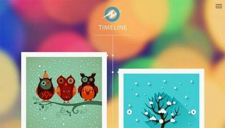 Timeline Responsive Blogger Template de Themexpose.