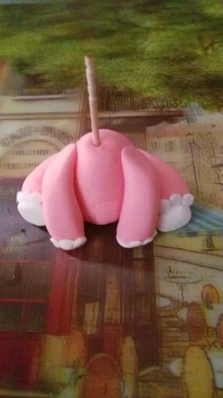 Paso a paso elefantito de fondant