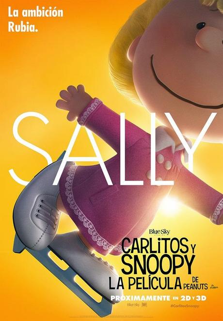 TANDA DE PÓSTERS EN ESPAÑOL CON LOS PROTAGONISTAS DE “CARLITOS Y SNOOPY: LA PELÍCULA DE PEANUTS”