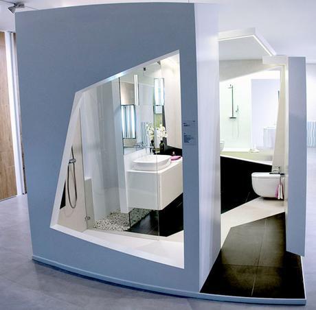 IMÁGENES DEL ESPACIO DE BAÑO DISEÑADO POR A-CERO PARA EL ANIVERSARIO DE CERÁMICAS GALA