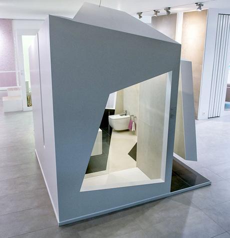 IMÁGENES DEL ESPACIO DE BAÑO DISEÑADO POR A-CERO PARA EL ANIVERSARIO DE CERÁMICAS GALA