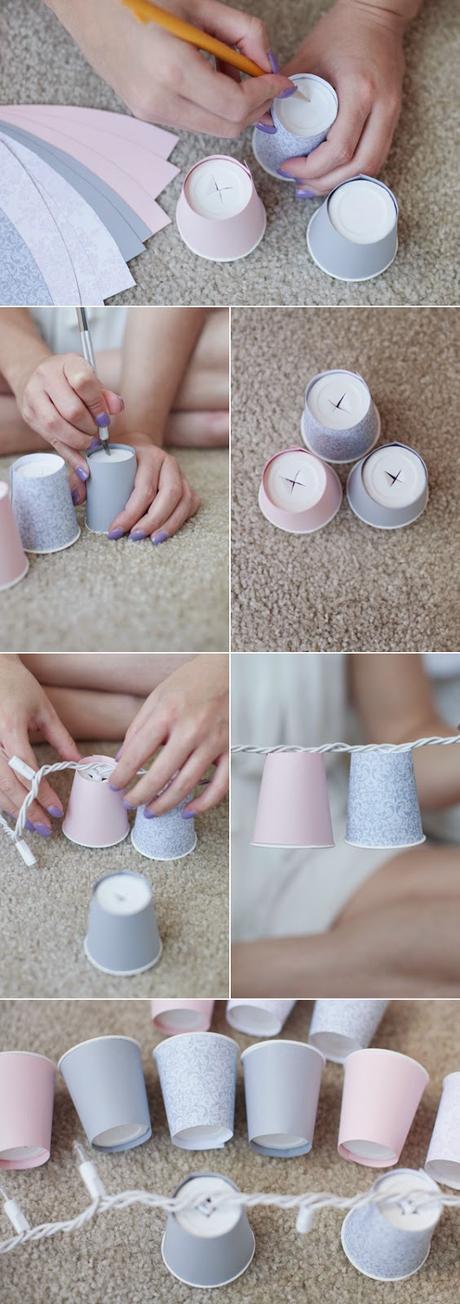 Cómo hacer una guirnalda de luces handmade para tu boda.