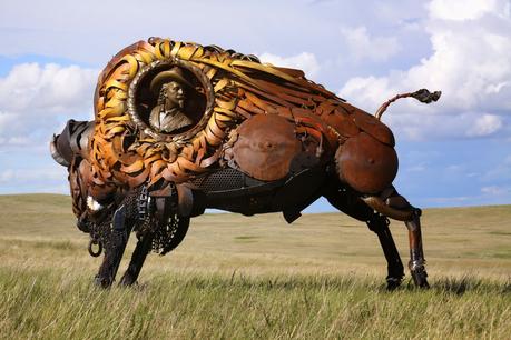 John López, chatarra hecha arte