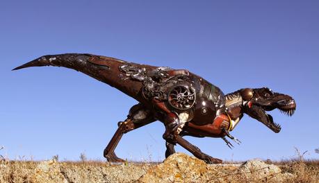 John López, chatarra hecha arte