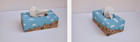 Caixa mocadors ciutat / Caja de pañuelos ciudad