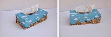 Caixa mocadors ciutat / Caja de pañuelos ciudad