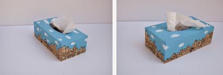 Caixa mocadors ciutat / Caja de pañuelos ciudad