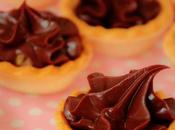 Tartas mini chocolate cremoso horno