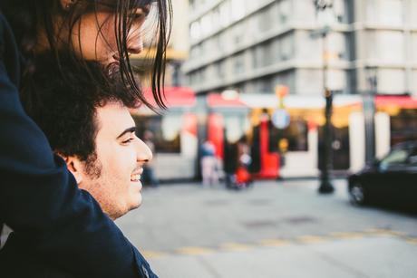 La felicidad de los novios