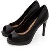 Black high heel pumps LOOK INVITADA BODA CON VESTIDO AZUL