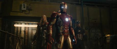 Marvel's Avengers: Age Of Ultron L to R: Thor (Chris Hemsworth), Iron Man/Tony Stark (Robert Downey Jr.) and Captain America/Steve Rogers (Chris Evans)  Ph: Film Frame ©Marvel 2015