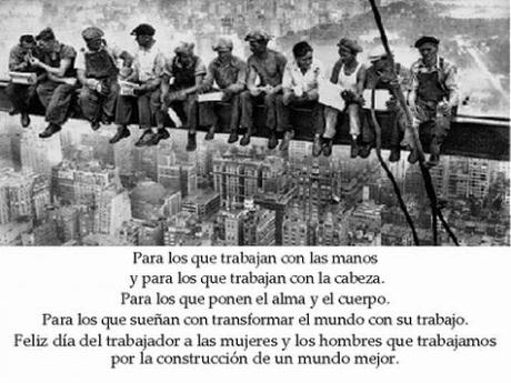 1 DE MAYO, DIA INTERNACIONAL DE LOS TRABAJADORES, A LA BARCELONA D' ABANS, D' AVUI I DE SEMPRE...1-05-2015...!!!