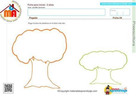 24 preescritura 2 años - Pegado