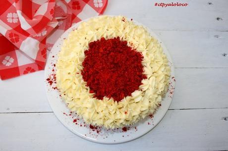 Tarta Terciopelo rojo o red velvet