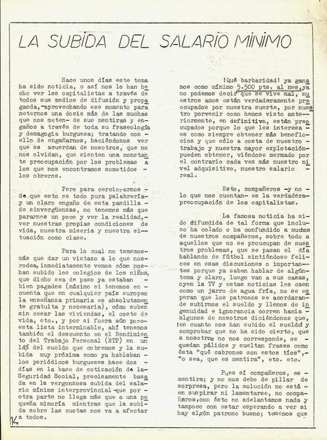 Ante el 1º de Mayo, de 1973
