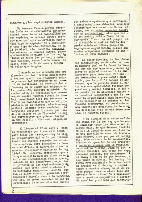 Ante el 1º de Mayo, de 1973