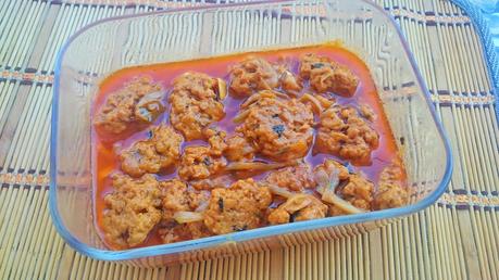 Delicias de mar (mejillones veganos) en escabeche