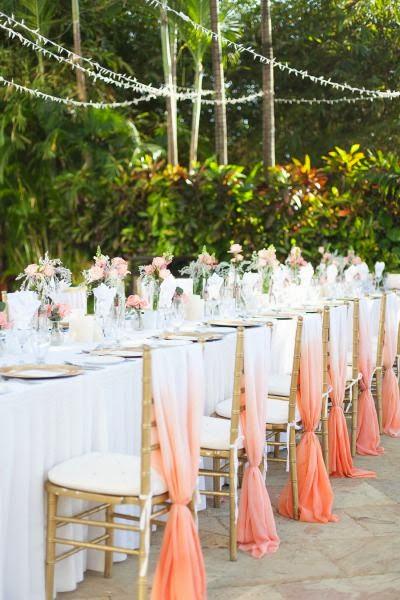 Ideas para decorar tu boda en color coral